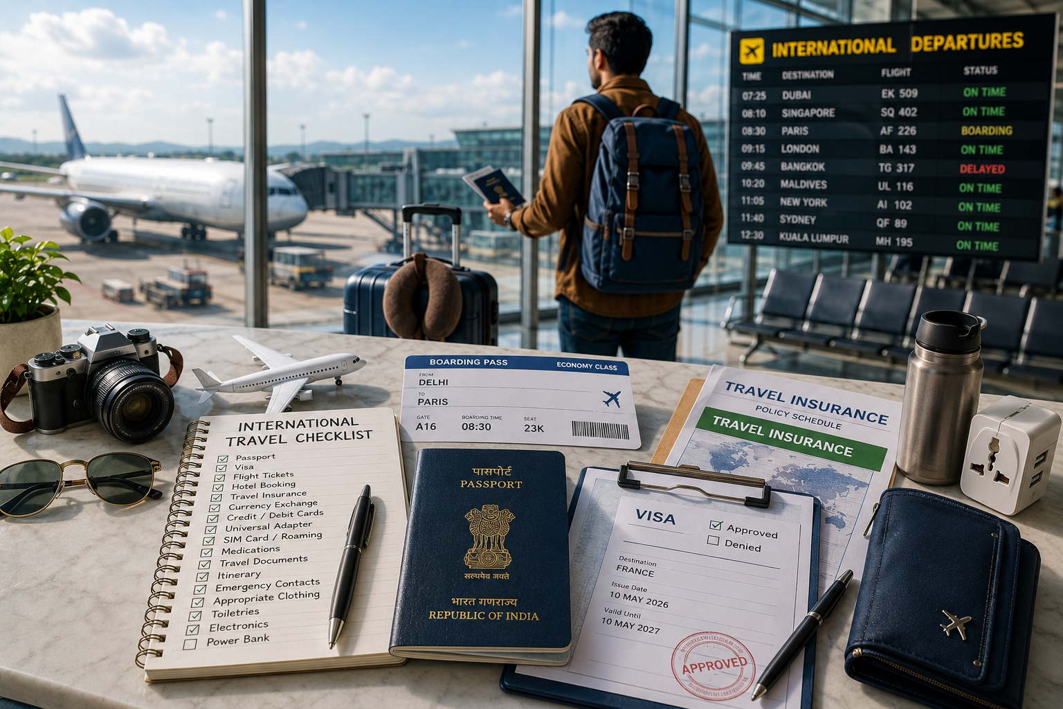 International Travel Checklist: 30 Things to Do Before Flying Abroad (2026 Guide)