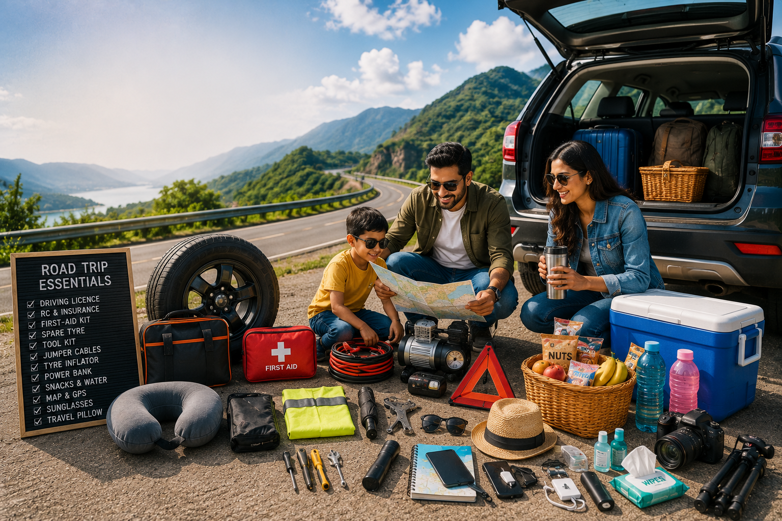 Road Trip Essentials: 30 Things You Should Carry for a Safe and Comfortable Journey (2026 Guide)
