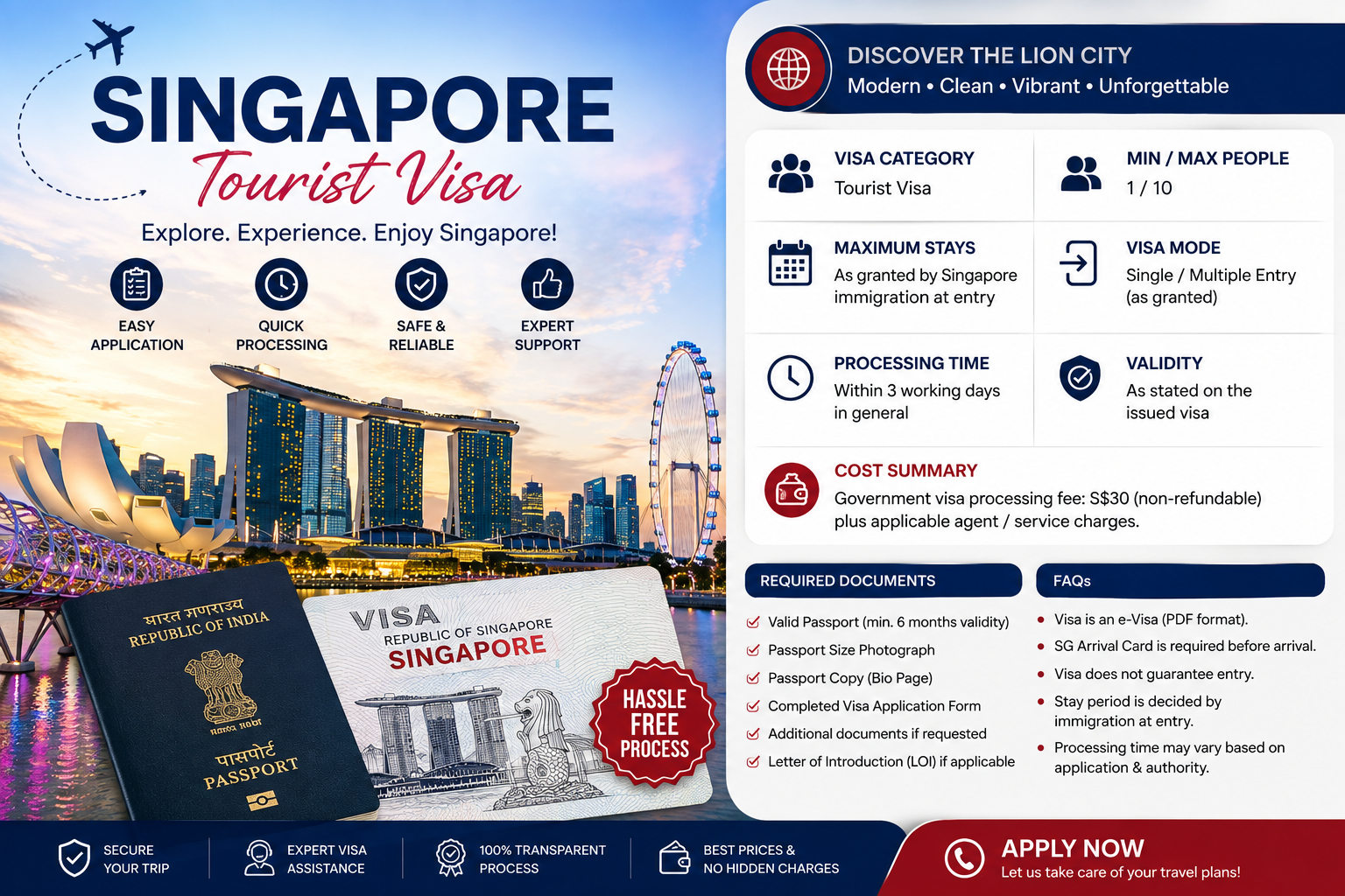 Singapore Tourist Visa